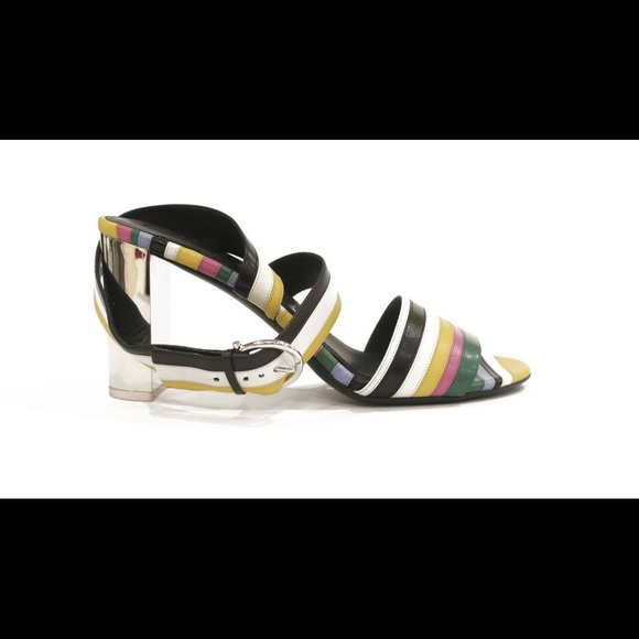 New Salvatore Ferragamo GILLI 85 Nero Calf Sandal - Picture 6 of 16